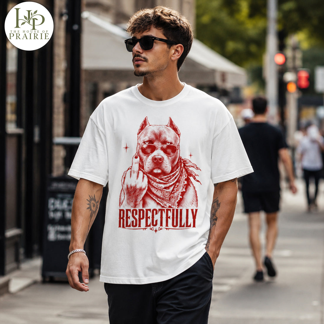 Personalized Pitbull T-Shirt | Custom Dog Photo Respectfully Graphic Tee | Funny Pitbull Lover Gift | Upload Your Pet Picture